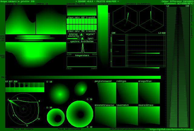 RGB-256: Green Palette