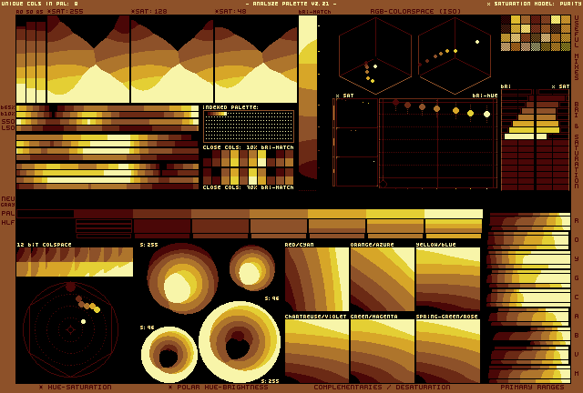 SATURATED GOLD 8 Palette